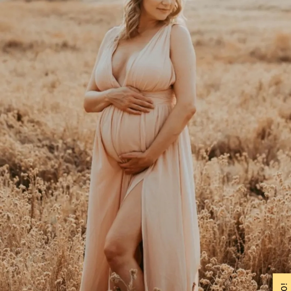 Heavenly Hues Blush Maxi Dress